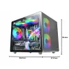 ATX Semi-tower Korpus Mars Gaming MC400 Valge Must