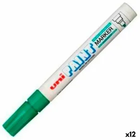 Permanenttimarkkeri Uni-Ball PX-20 Vihreä (12 osaa)