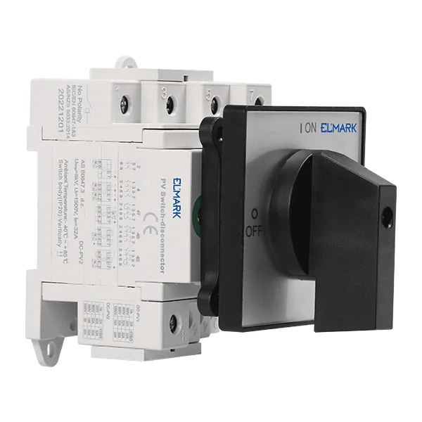 EL-DC 4P/32A alalisvoolu isolaator 4 seeriat - 2 stringi