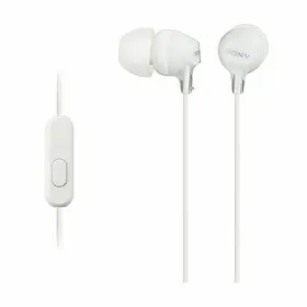Headphones with Microphone Sony MDR-EX155AP White