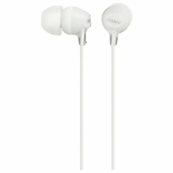 Ausinės su mikrofonu Sony MDR-EX155AP Balta