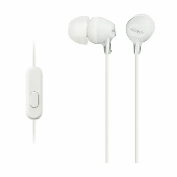 Ausinės su mikrofonu Sony MDR-EX155AP Balta