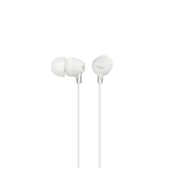 Ausinės su mikrofonu Sony MDR-EX155AP Balta