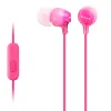 Ausinės su mikrofonu Sony MDR-EX15AP Rožinė