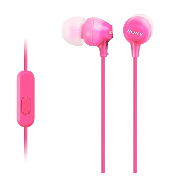 Austiņas ar Mikrofonu Sony MDR-EX15AP Rozā