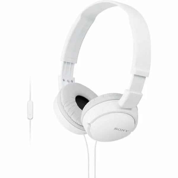 Austiņas ar Mikrofonu Sony MDR-ZX110AP Balts
