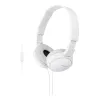 Headphones with Microphone Sony MDR-ZX110AP White