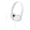 Headphones with Microphone Sony MDR-ZX110AP White