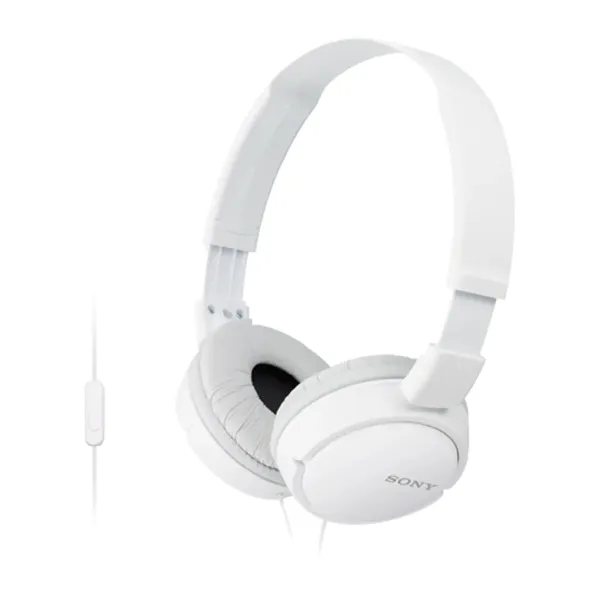 Headphones with Microphone Sony MDR-ZX110AP White