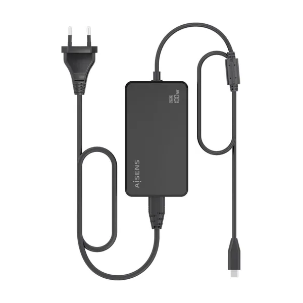 Powerbank Aisens ASCH-1PD100D070-BK 100 W Juoda