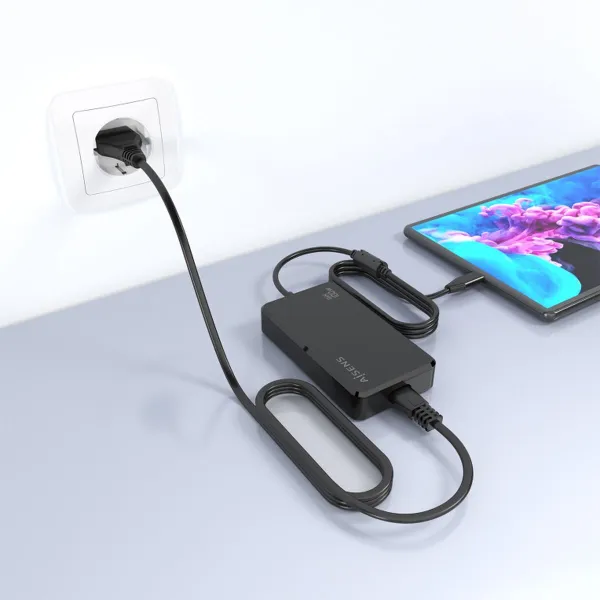 Powerbank Aisens ASCH-1PD100D070-BK 100 W Juoda