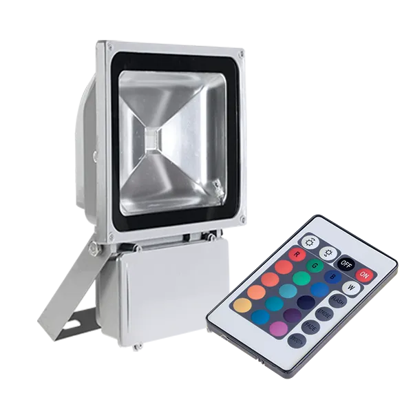 VEGA70RGB RGB LED prožektorius 70W su IR nuotolinio valdymo pultu