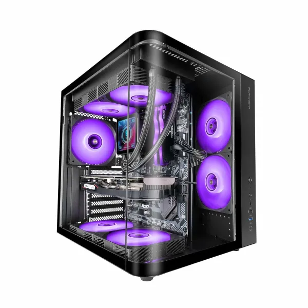 ATX Semi-tower Korpus Mars Gaming MCCURV Must