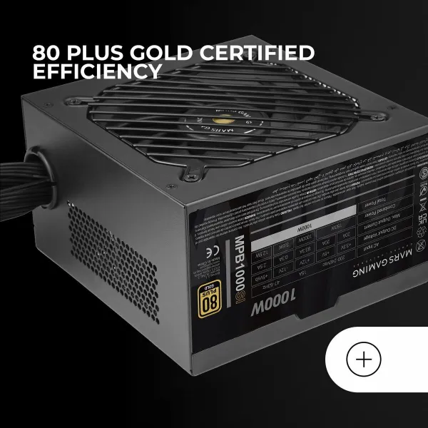 Maitinimo blokas Mars Gaming MPB1000SI ATX 1000 W 80 Plus Gold