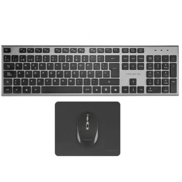Spēļu Pele Tacens 6ZENITHES Melns Pelēks Spāņu Qwerty (3 gb.)