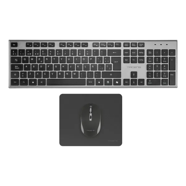 Spēļu Pele Tacens 6ZENITHES Melns Pelēks Spāņu Qwerty (3 gb.)