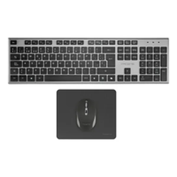 Spēļu Pele Tacens 6ZENITHES Melns Pelēks Spāņu Qwerty (3 gb.)