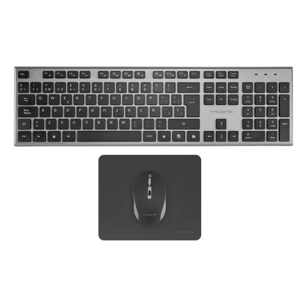 Spēļu Pele Tacens 6ZENITHES Melns Pelēks Spāņu Qwerty (3 gb.)
