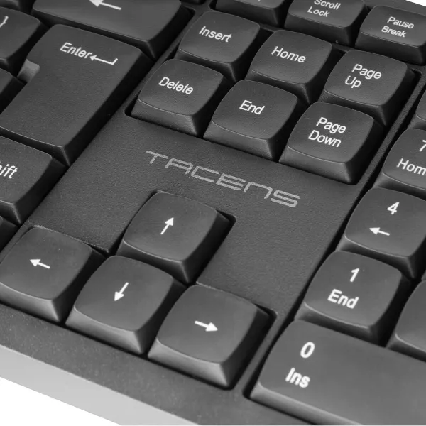 Numbriklahvistik Tacens ACP02ES Must Hispaaniakeelne Qwerty
