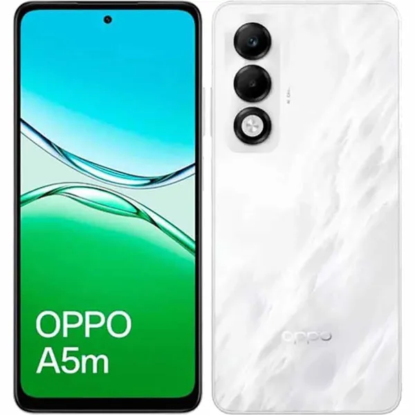 Išmanusis Telefonas Oppo A5M WHITE 6,67" Octa Core 8 GB RAM 256 GB Balta