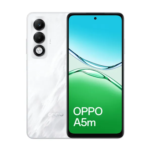 Išmanusis Telefonas Oppo A5M WHITE 6,67" Octa Core 8 GB RAM 256 GB Balta