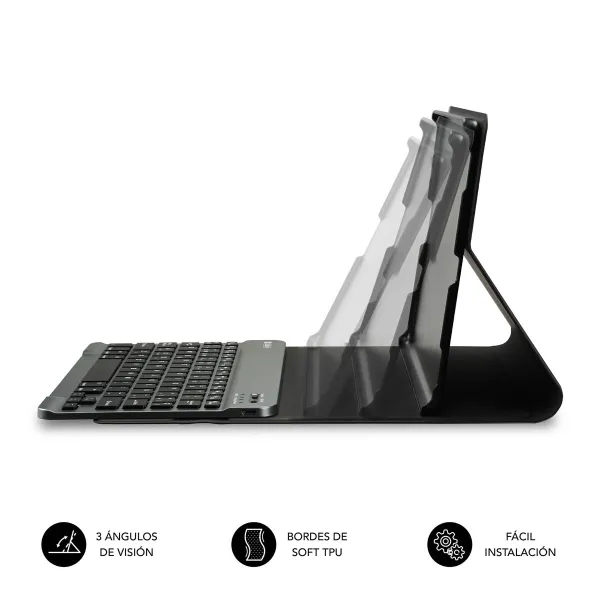 Planšetdatora Vāks Subblim SUBKT3-BTL320 Spāņu Qwerty