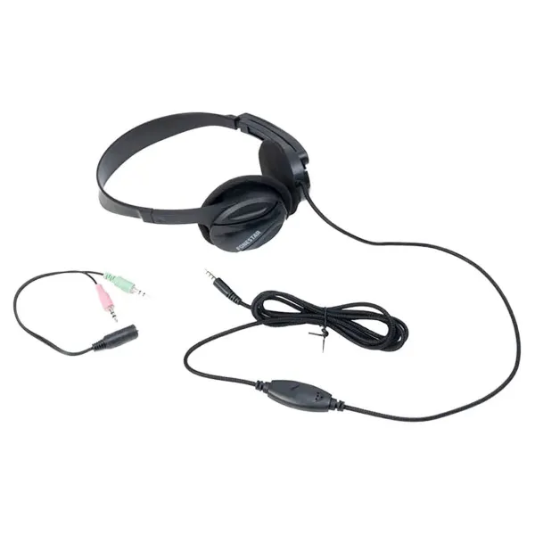 Uždaro tipo ausinės FONESTAR HOME-35 Juoda