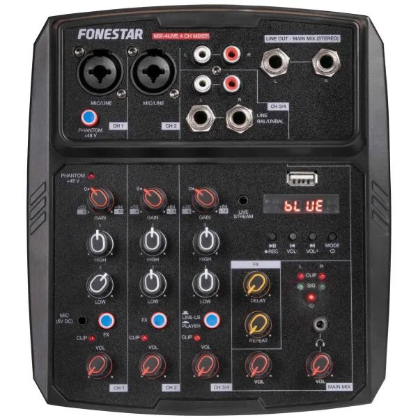 DJ galds FONESTAR MIX-4LIVE