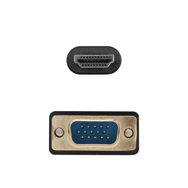 VGA Cable NANOCABLE 10.15.4602 Black 1,8 m