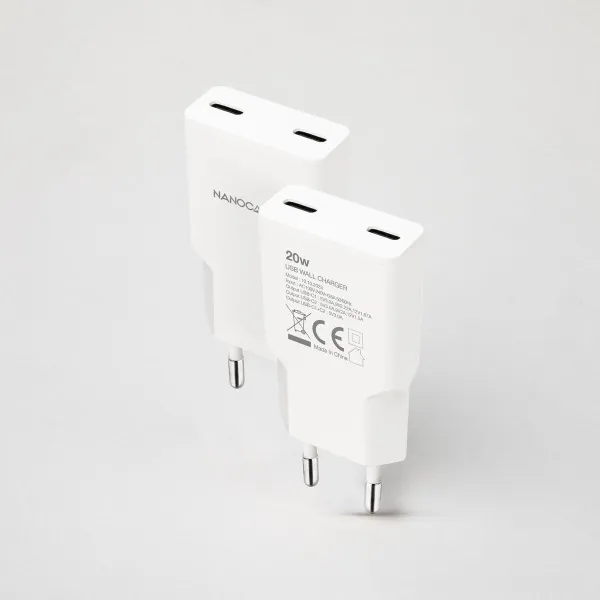 Сетевое зарядное устройство NANOCABLE 10.10.2023 Белый 20 W