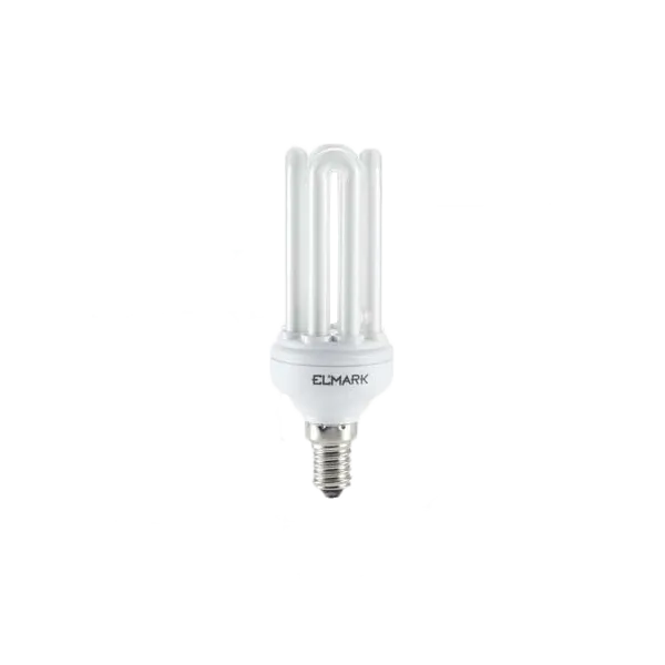Компактная люминесцентная лампа 4U/T2 15 Вт E14 4000К