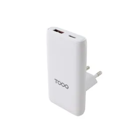 Сетевое зарядное устройство TooQ TQWC-GANSL65W1A1C Белый 65 W