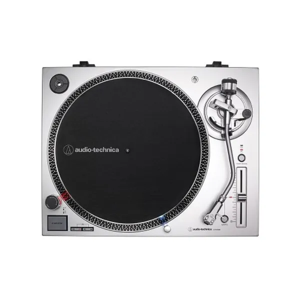 Patefonas Audio-Technica Iberia AT-LP120XUSBSV Sidabras