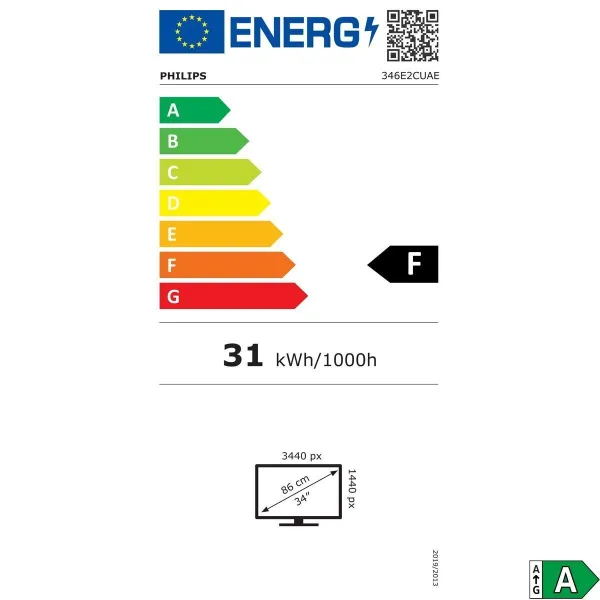 Monitorius Philips 346E2CUAE/00 Wide Quad HD 34"