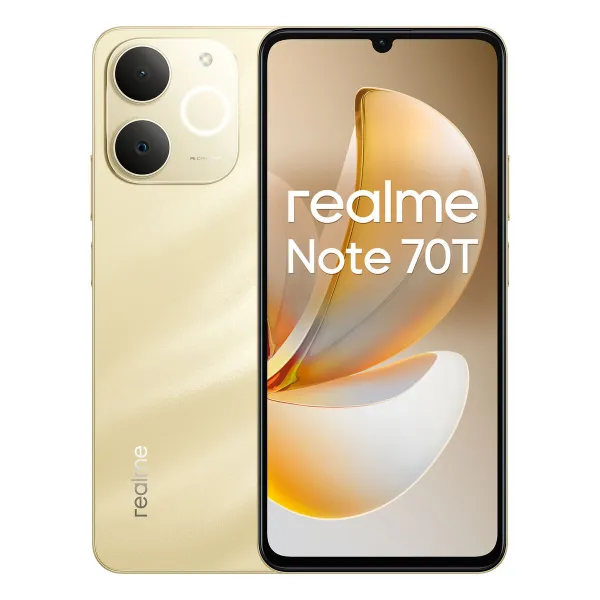 Išmanusis Telefonas Realme NOTE 70T 6,74" Octa Core 4 GB RAM 256 GB Auksas