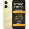 Išmanusis Telefonas Realme NOTE 70T 6,74" Octa Core 4 GB RAM 256 GB Auksas