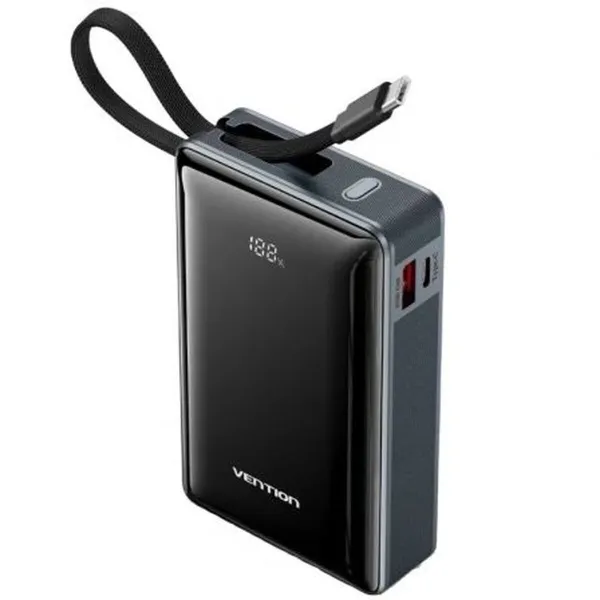 Powerbank Vention FKDM0 Pelēks