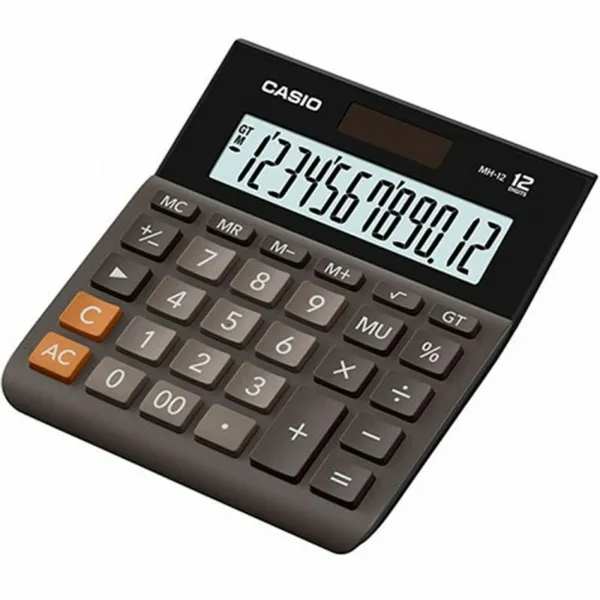 Kalkulators Casio 222688 LCD Balts Melns Plastmasa