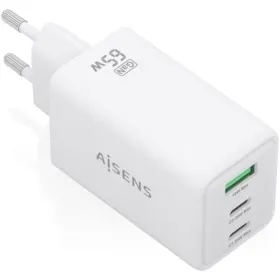 Сетевое зарядное устройство Aisens ASCH-65W3P072-W Белый
