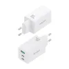 Сетевое зарядное устройство Aisens ASCH-65W3P072-W Белый