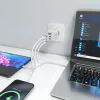 Сетевое зарядное устройство Aisens ASCH-65W3P072-W Белый