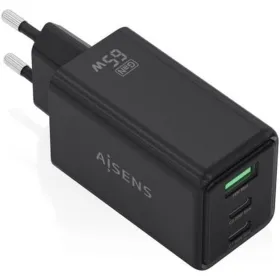 Сетевое зарядное устройство Aisens ASCH-65W3P073-BK Чёрный
