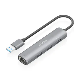 USB-разветвитель Aisens ASUC-4P034-GR Серый