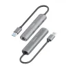 USB-разветвитель Aisens ASUC-4P034-GR Серый
