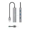 USB-разветвитель Aisens ASUC-4P034-GR Серый