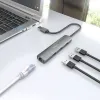 USB-разветвитель Aisens ASUC-4P034-GR Серый