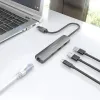 USB Centrmezgls Aisens ASUC-4P035-GR Pelēks