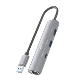 USB-разветвитель Aisens ASUC-4P035-GR Серый