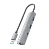 USB Centrmezgls Aisens ASUC-4P035-GR Pelēks