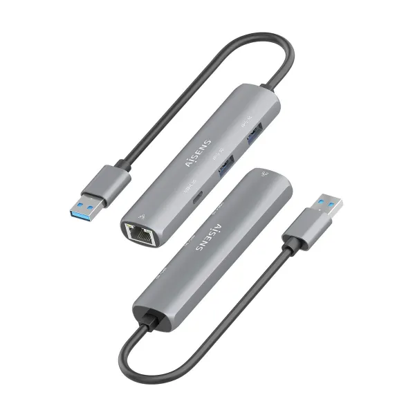 USB Centrmezgls Aisens ASUC-4P035-GR Pelēks